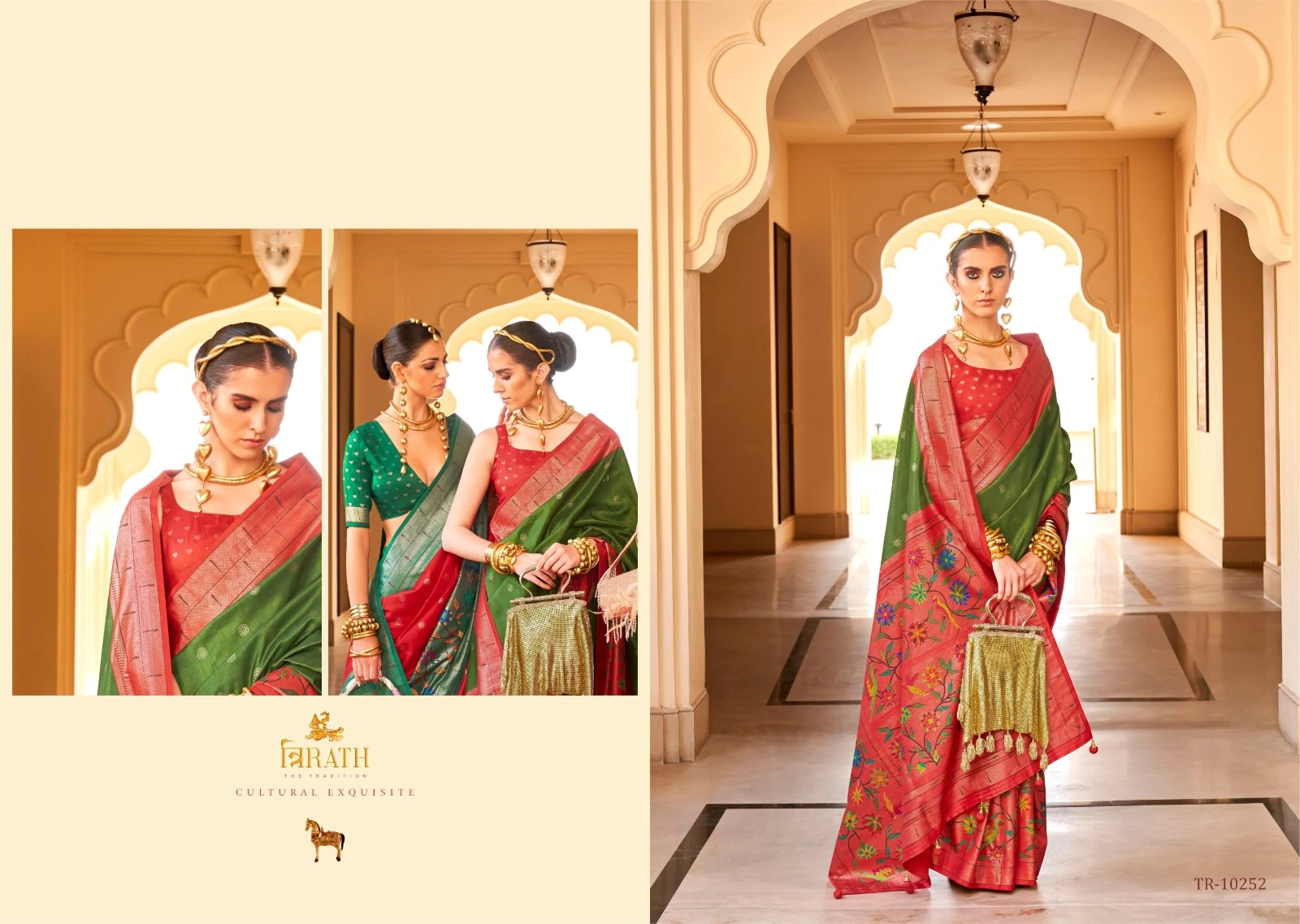 Trirath Swastik Pv Silk Wholesale Fancy Sarees Catalog — Wholesale Sarees, MPA wholesale from Surat — view 6